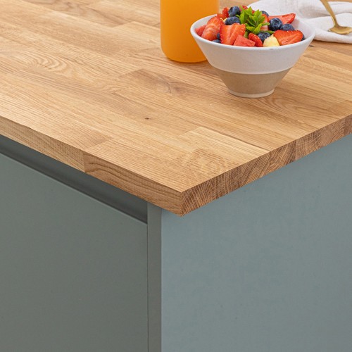 Solid oak kitchen - solid, wood