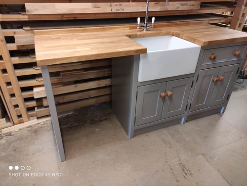 Stock sink unit - unit, oak