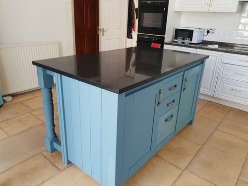 Bespoke kitchen island stone - kitchen,