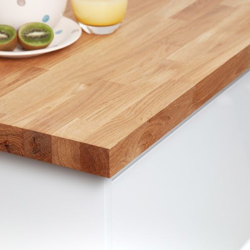 Solid oak wood worktops real - oak,